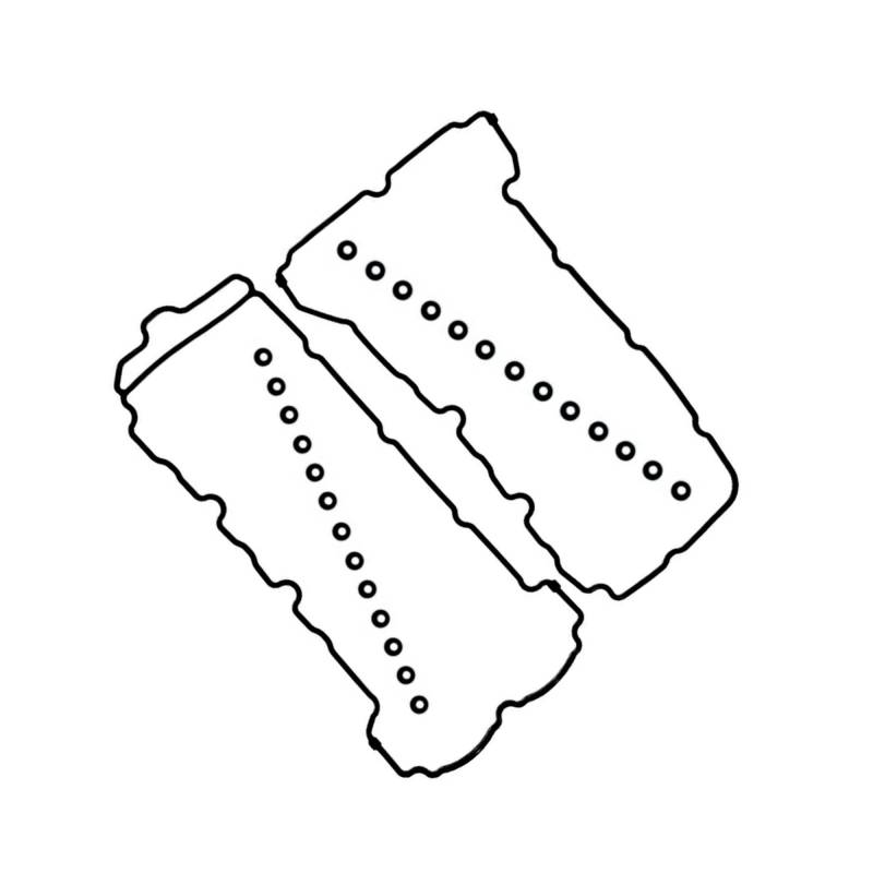 SZYNBQ Ventildeckeldichtung Kompatibel Mit Pontiac Für G8 2008 2009 OE: VS50726R 12566250 12591200 12591203 Automotor-Ventildeckeldichtung Ventildichtungen(Black) von SZYNBQ