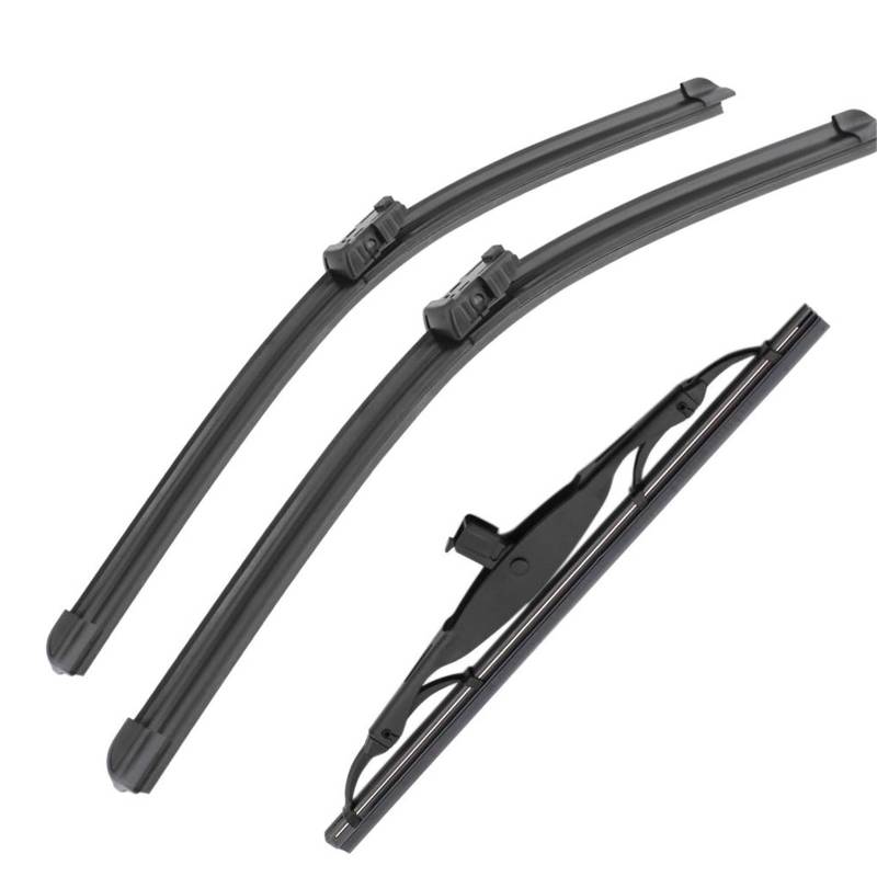 SZYNBQ Wischblatt Kompatibel Mit Chevrolet Für Trax 2014 2015 2016 2017 2018 2019 Scheibenwischer Auto Windschutzscheibe Vorne Hinten Wischerbürsten Autozubehör(3 PCS) von SZYNBQ