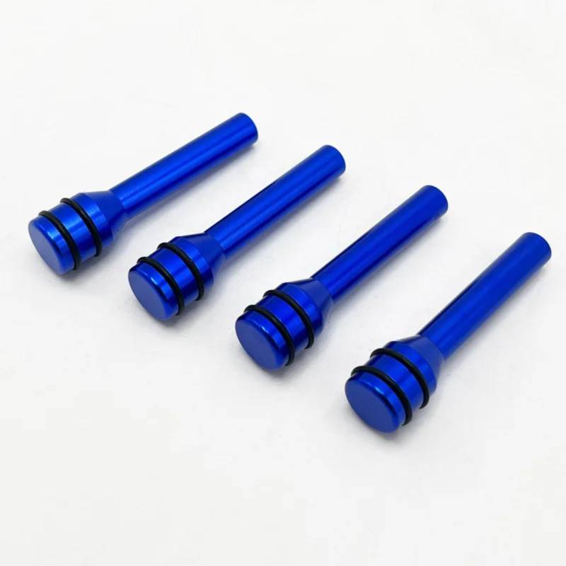 Türschloss Stift Abdeckun Kompatibel Mit Chevrolet, 4 Stück, Auto-Modifikation, Türverriegelungsstift, Türverriegelungsstifte, Türverriegelungsstange, 49 Mm Knopfzug(Blue) von SZYNBQ