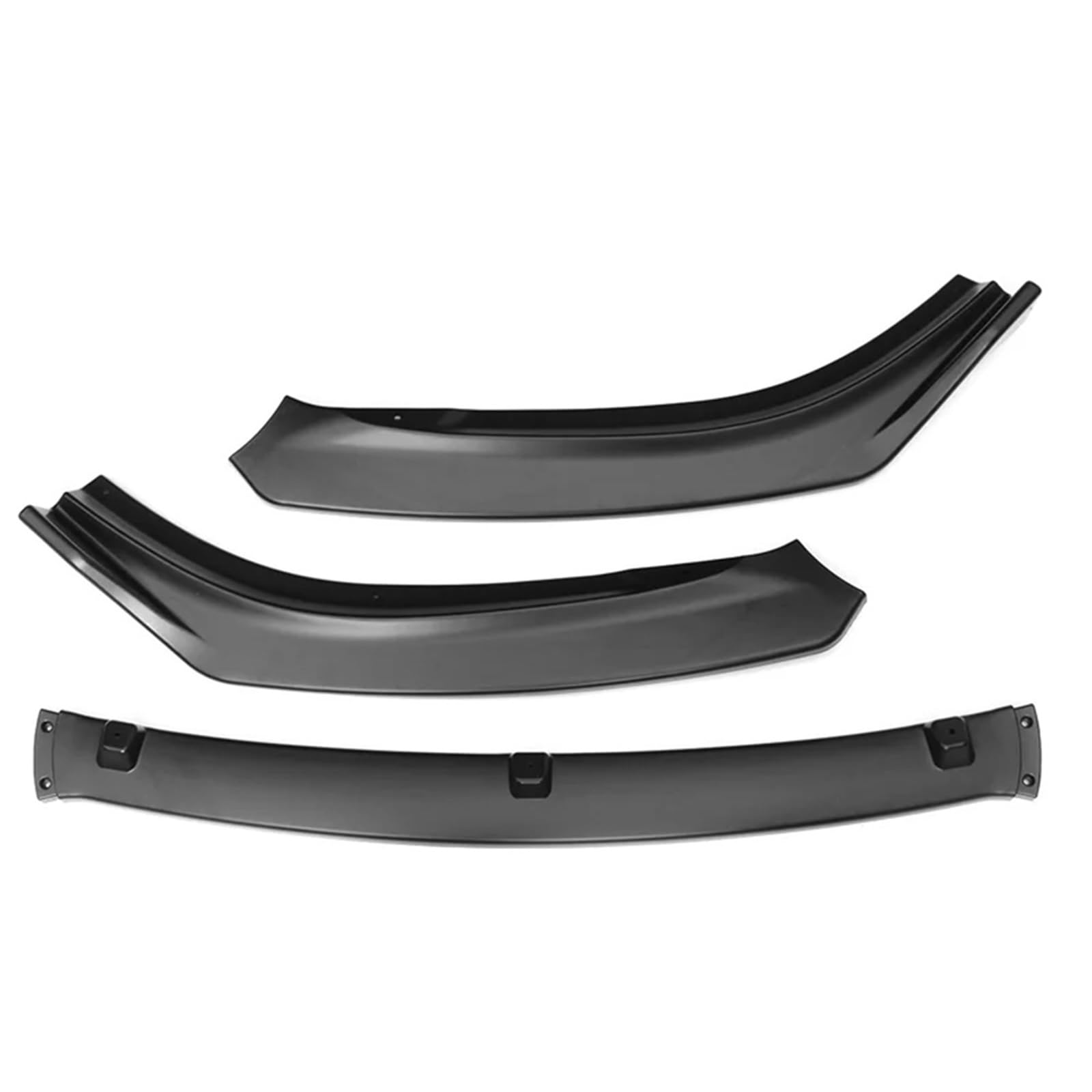 3Pcs Auto Front Stoßstange Splitter Lip Diffusor Spoiler Schutz Abdeckung Trim Kompatibel for Mazda 6 Atenza 2014 2015 2016 2017 2018 körper Kit(Matte black) von SaDity