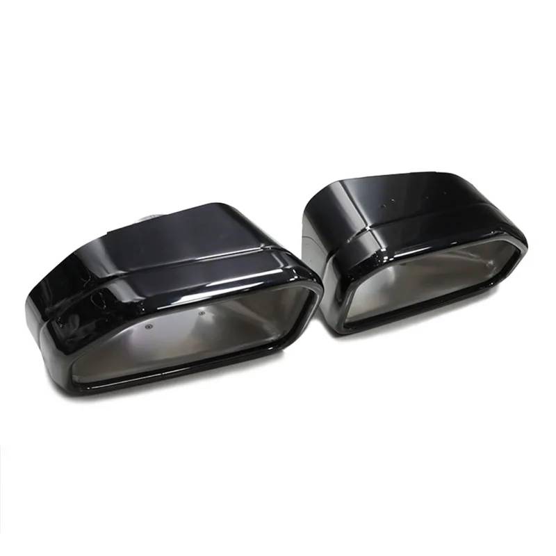 Auto-Auspuffblende, kompatibel for BMW X3 G01 X4 G02 30i 2022, quadratische Auspuffblenden, Schwarze Schalldämpferblenden, Schweißauspuffanlage, Düse der X-Serie(Black) von SaDity