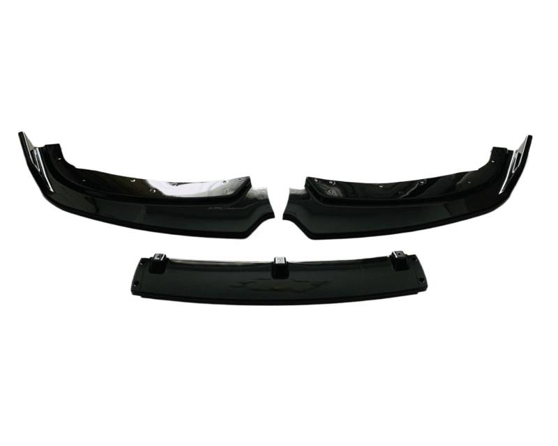 Auto-Frontstoßstangen-Splitter-Lippe, kompatibel for BMW 3er-Serie F30 F35 2013–2019, Body-Kit, Spoiler-Splitter, ABS-Stoßstangen-Canard-Lippenschutz-Abdeckung(Glossy Black 12-15) von SaDity