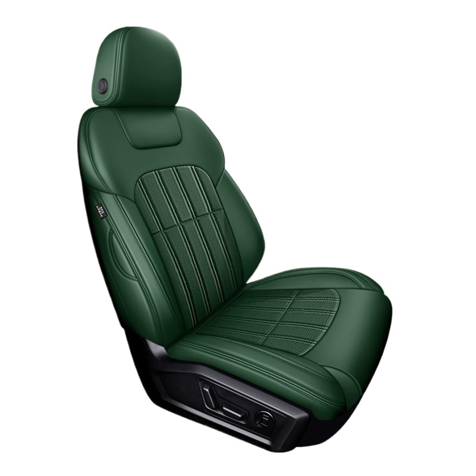 Autositzbezüge kompatibel for Volvo Xc60 V70 S40 V40 S80 Xc90 V50 S80 C30 Xc70 S90 Xc40 C70 Custom Leder Autozubehör(1Pcs-Green) von SaDity