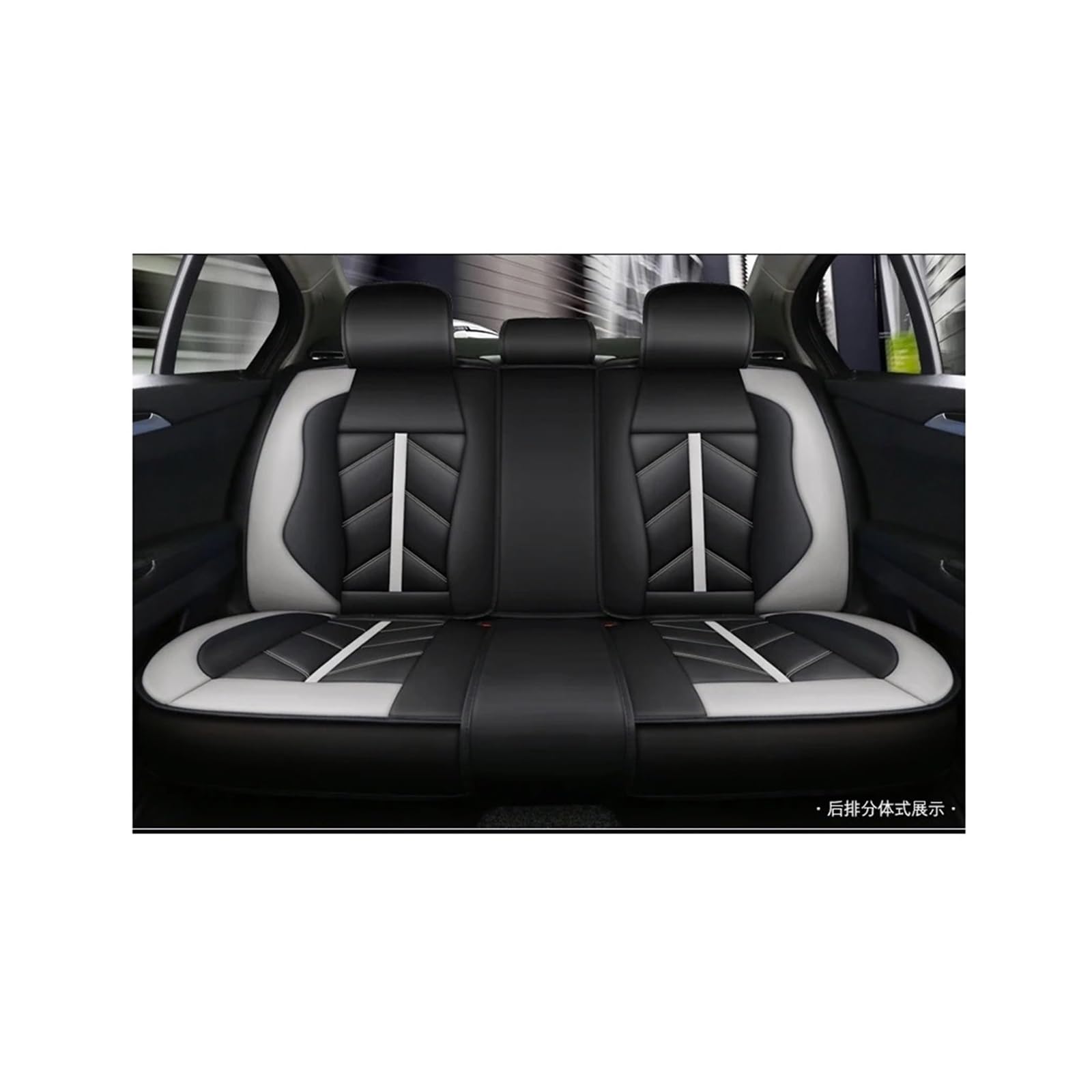 Autositzbezug kompatibel for Kia Sportage Stinger Stonic Spectra NIRO Rio X Line Picanto Cerato 2 Ceed Sorento Optima Soul Zubehör(J Back seat Cover) von SaDity