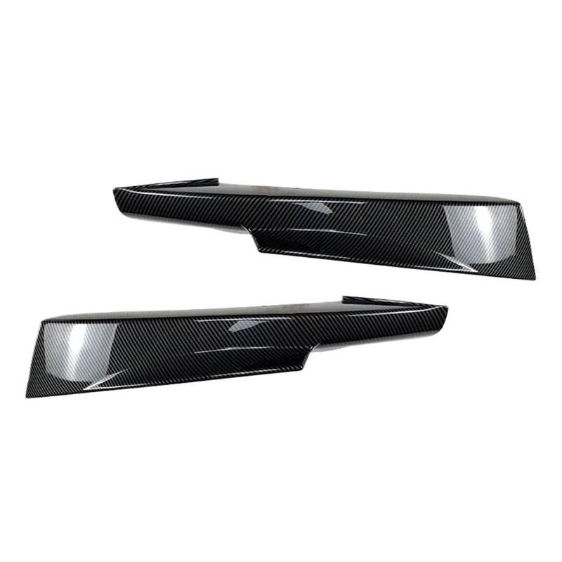 E90 E91 Frontstoßstange Spoiler Diffusor Splitter kompatibel for BMW 3er Sport Pre-LCI 2005–2008 2009–2012, glänzend schwarze Lüftungsschlitzblende(Carbon Look 09-12 B) von SaDity