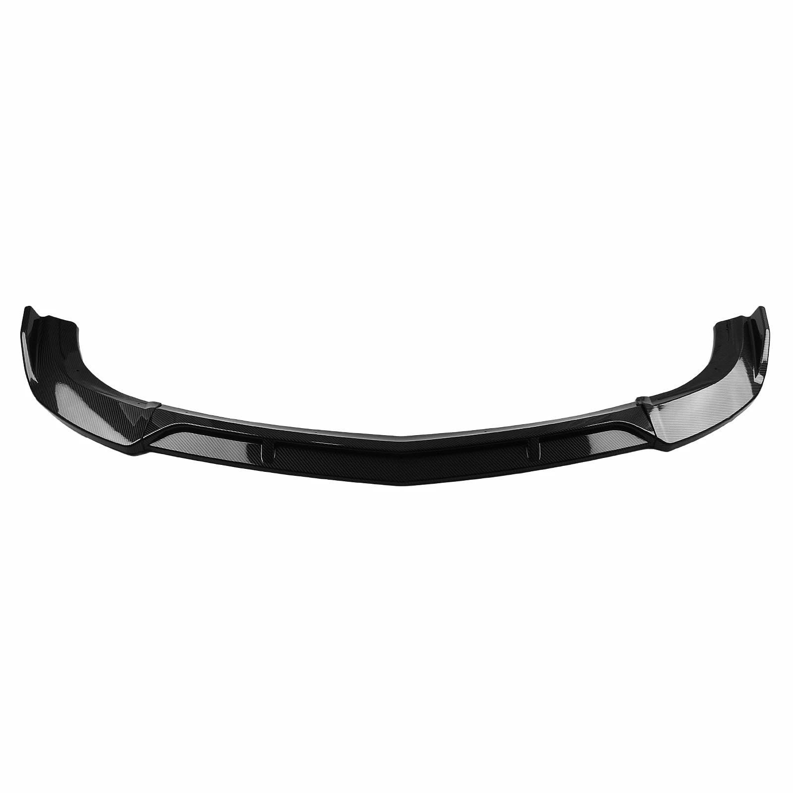 Frontschürze Spoiler Splitter Lip Untere Schutz Platte Kompatibel for Benz W204 C180 C200 C250 C300 C350 2008-2014(Carbon Fiber Look) von SaDity