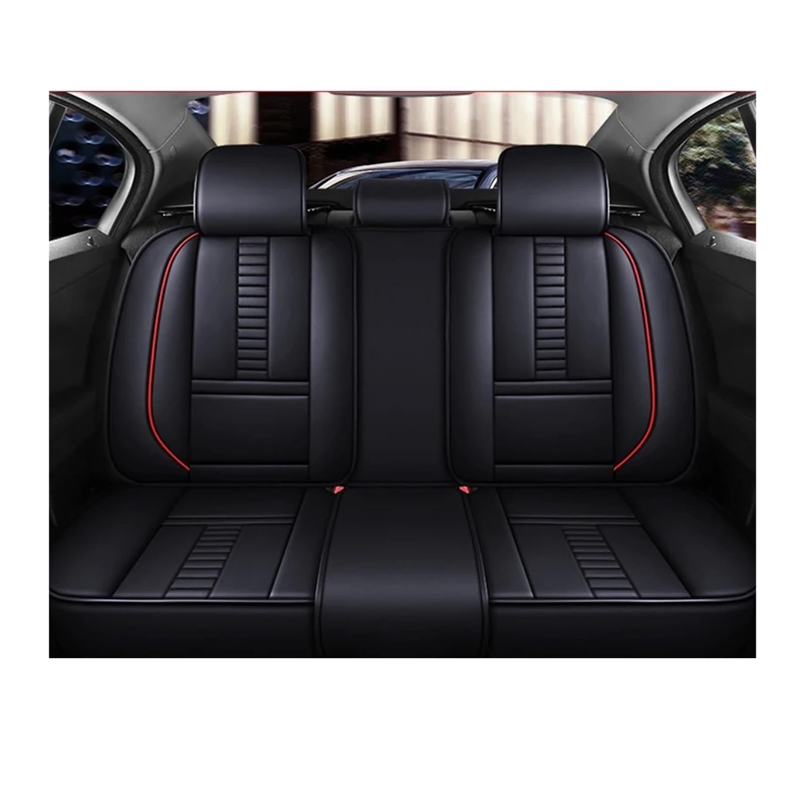 SaDity 5-Sitzer-Autositzbezüge kompatibel for Mazda 3 CX-5 2 5 6 CX-3 CX-4 CX-7 CX-9 MX-5 RX-8 Autozubehör Autowaren(J Back seat Cover) von SaDity