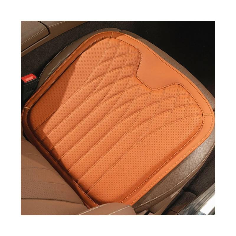 SaDity Universal Auto Sitz Abdeckung Leder Auto Lenden Unterstützung Kissen Lenden Kissen Komfortable Fahrer der Auto Sitz Taille Zurück Kissen(Orange B) von SaDity