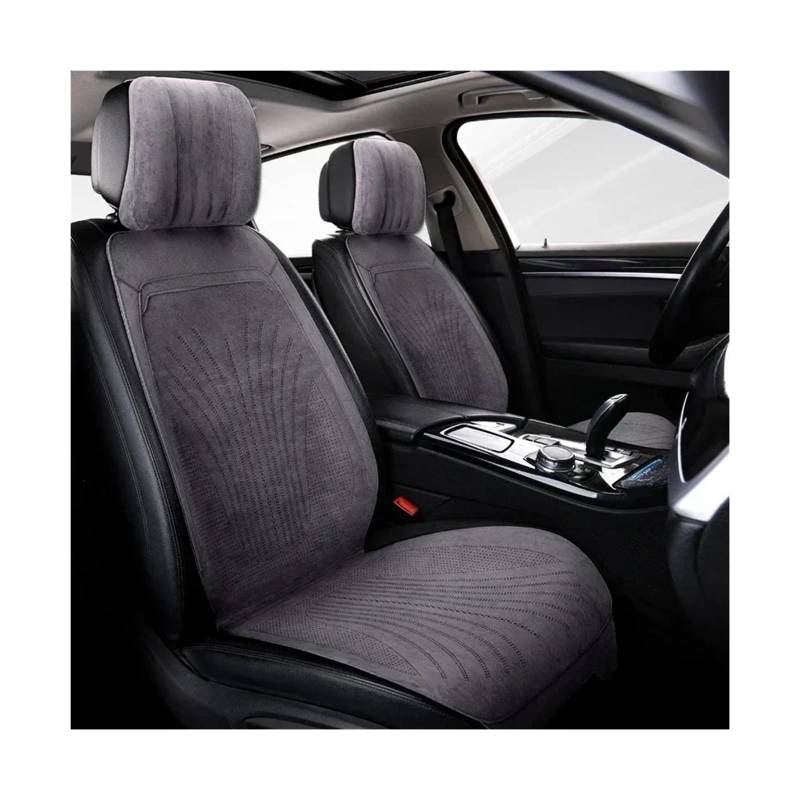 Universal Autositzbezug Wabenkissen Belüftungsblatt Sitzbezüge for Auto Coole Sitze Abdeckung Schutz Autos Zubehör(2pc greyA seat) von SaDity