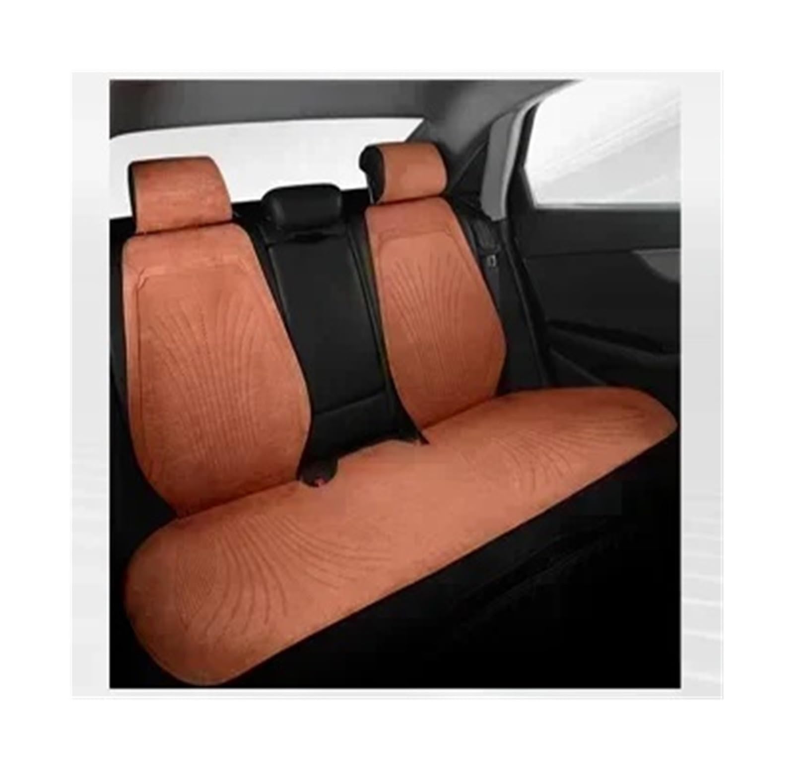 Universal Autositzbezug Wabenkissen Belüftungsblatt Sitzbezüge for Auto Coole Sitze Abdeckung Schutz Autos Zubehör(OrangeA Rear seat) von SaDity