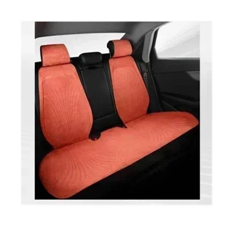 Universal Autositzbezug Wabenkissen Belüftungsblatt Sitzbezüge for Auto Coole Sitze Abdeckung Schutz Autos Zubehör(OrangeB Rear seat) von SaDity