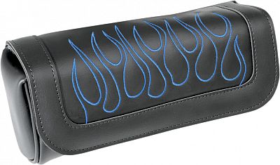 Saddlemen Cruis n Deluxe Flame, Werkzeugtasche - Schwarz/Blau von Saddlemen