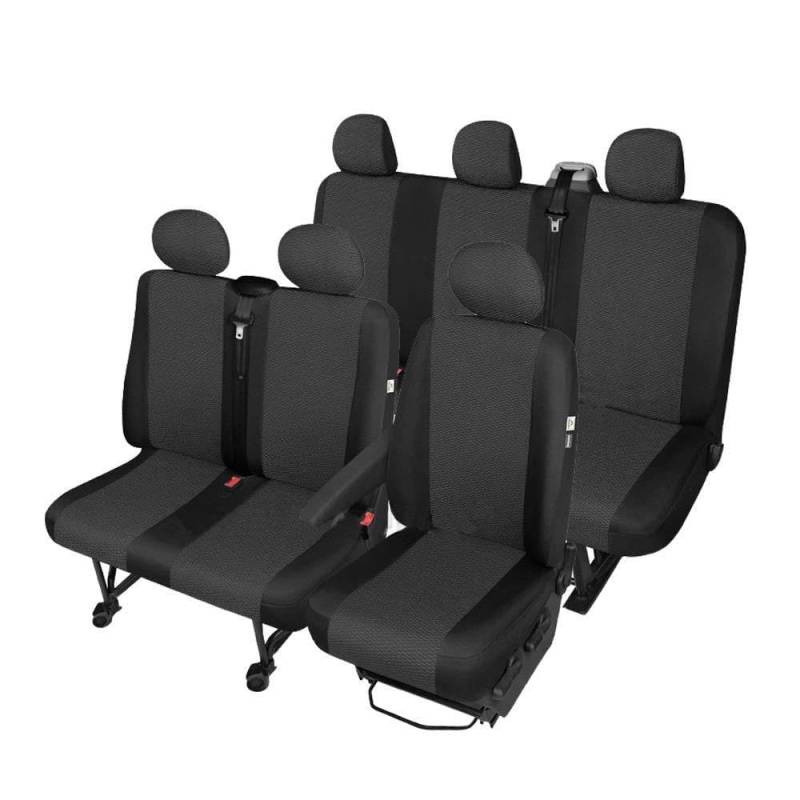 Saferide | 1+2+3 6-Sits svart Set komplett Set stolsöverdrag husbil bilklädsel transportklädsel skyddsöverdrag skyddsöverdrag bilskyddsöverdrag bilskyddsöverdrag sätesdynor sittdynor sittskydd Ares von Saferide