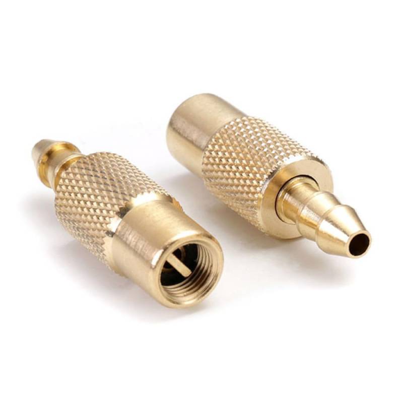 2 Stück Autoventil Air Chuck, Reifenfüller Ventil Stecker Ersatz, 6.5mm Messing Hebelstecker Reifenfüllnippel von SagaSave