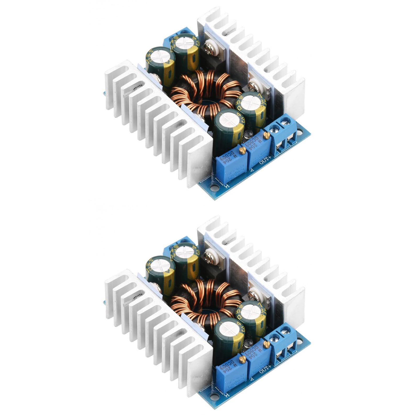 Spannungswandler-Modul, DC-DC 8 A, automatisches Buck-Boost-Modul, DC 5–30 V auf 1,25–30 V Boost-Buck-Spannungsregler-Modul, automatisches Step-Up/Down-Konverter-Reglermodul, 2 Stück von SagaSave