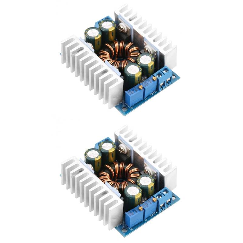 Spannungswandler-Modul, DC-DC 8 A, automatisches Buck-Boost-Modul, DC 5–30 V auf 1,25–30 V Boost-Buck-Spannungsregler-Modul, automatisches Step-Up/Down-Konverter-Reglermodul, 2 Stück von SagaSave