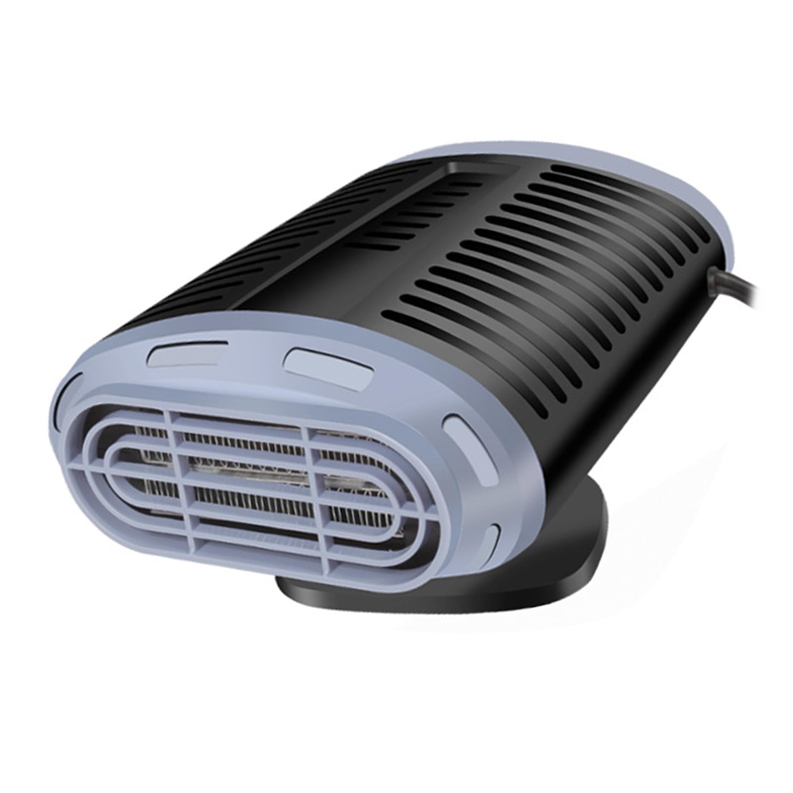 Auto-Heizungsventilator, 12 V, 150 W, Tragbarer Auto-Windschutzscheiben-Defroster, Schnell Aufheizender Plug-in-Zigarettenanzünder-Defroster, Beheizter Defrost-Defogger mit 360° von Sahgsa