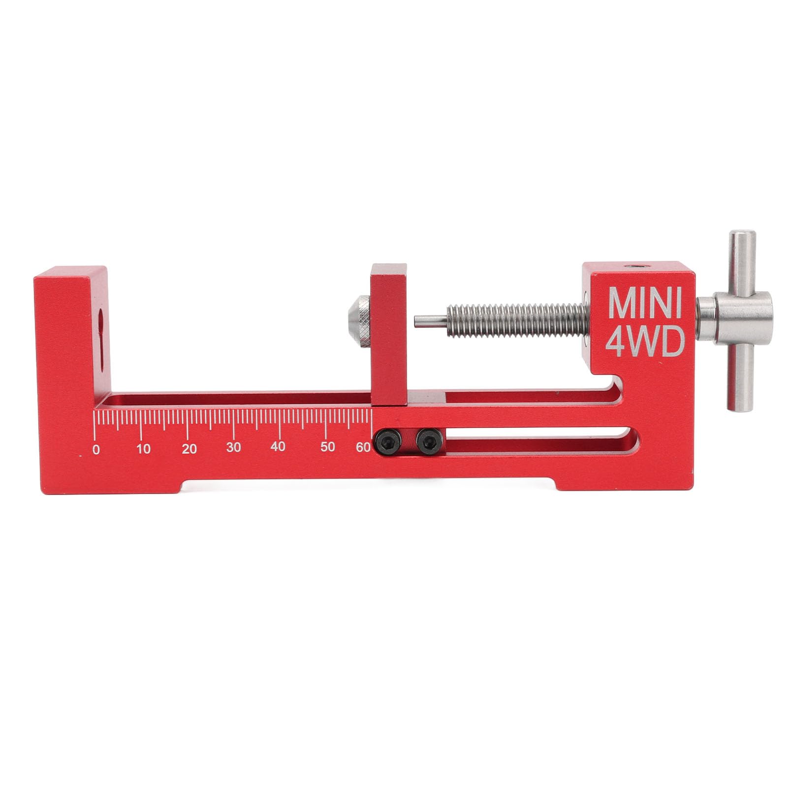 Sahgsa Reifenmonteur aus Aluminiumlegierung, Radlader-Reifenmontagegerät, RC-Auto-Reifenmonteur für RC 4-Rad-Rennwagen-Teile (Rot) von Sahgsa