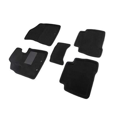 ALFOMBRAS SEINTEX DE MOQUETA 3D LUX 5 PIEZAS NEGRO SEAT LEON III 2012_ von Saintex