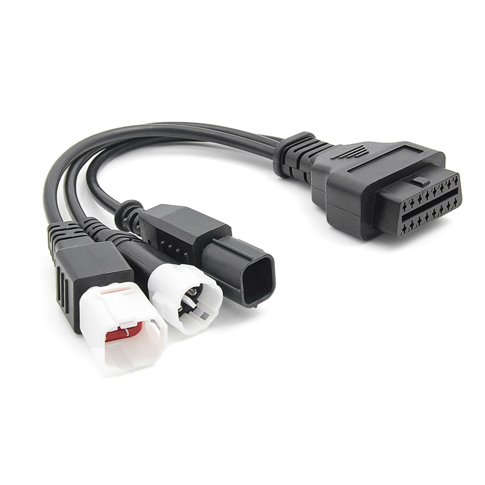 OBDII Splitter Verlängerung 1 Zu 3 Y Kabel Stecker DREI Port Zu Weibliche Diagnose 3pin 4pin 6pin Adapter von Saiyana