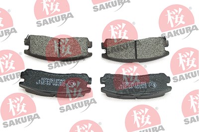 Sakura Bremsbelagsatz, Scheibenbremse [Hersteller-Nr. 601-50-4220] für Chrysler, Mitsubishi von Sakura