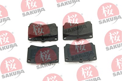 Sakura Bremsbelagsatz, Scheibenbremse [Hersteller-Nr. 600-30-3540] für Kia, Mazda von Sakura