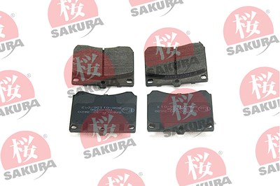 Sakura Bremsbelagsatz, Scheibenbremse [Hersteller-Nr. 600-30-3620] für Mazda von Sakura