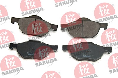 Sakura Bremsbelagsatz, Scheibenbremse [Hersteller-Nr. 600-40-6638] für Honda von Sakura