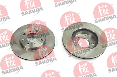 Sakura Bremsscheibe [Hersteller-Nr. 604-40-6650] für Honda von Sakura