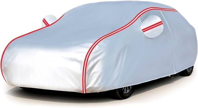 Car Cover für 𝘃w Touran 2003-2023,Vollständige Abdeckung für den Außenbereich Sonne Regen UV-Staub Allwetterschutz. von Salagt