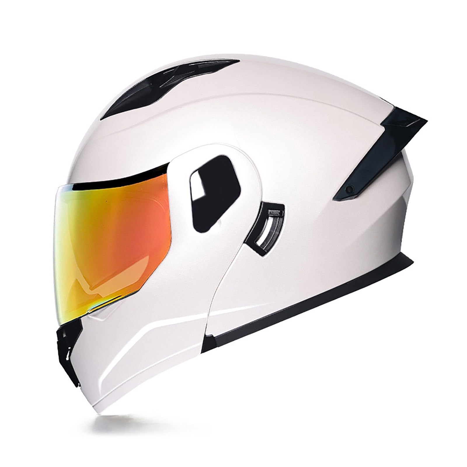 Motorradhelm Integrierter Klapphelm Doppelvisier Modularer Helm DOT/ECE Zertifiziert Flip Vollvisierhelm Motorrad Schutzhelm Helm Motocross Helm Für Männer und Frauen(Color:P,Size:XXL(61-62cm)) von Salagt