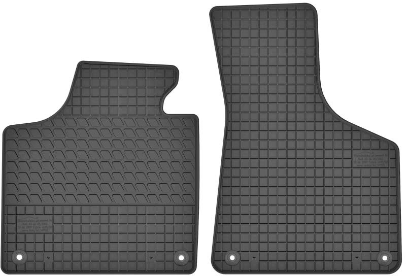 Maßgefertigte Auto Gummimatten, kompatibel mit Audi A3 8P von 2003 bis 2013-2 teilige Gummifußmatten Set, Geruchlos & Abriebfest, Hochwertige Fußmatte Auto Accessoires von Sales Core