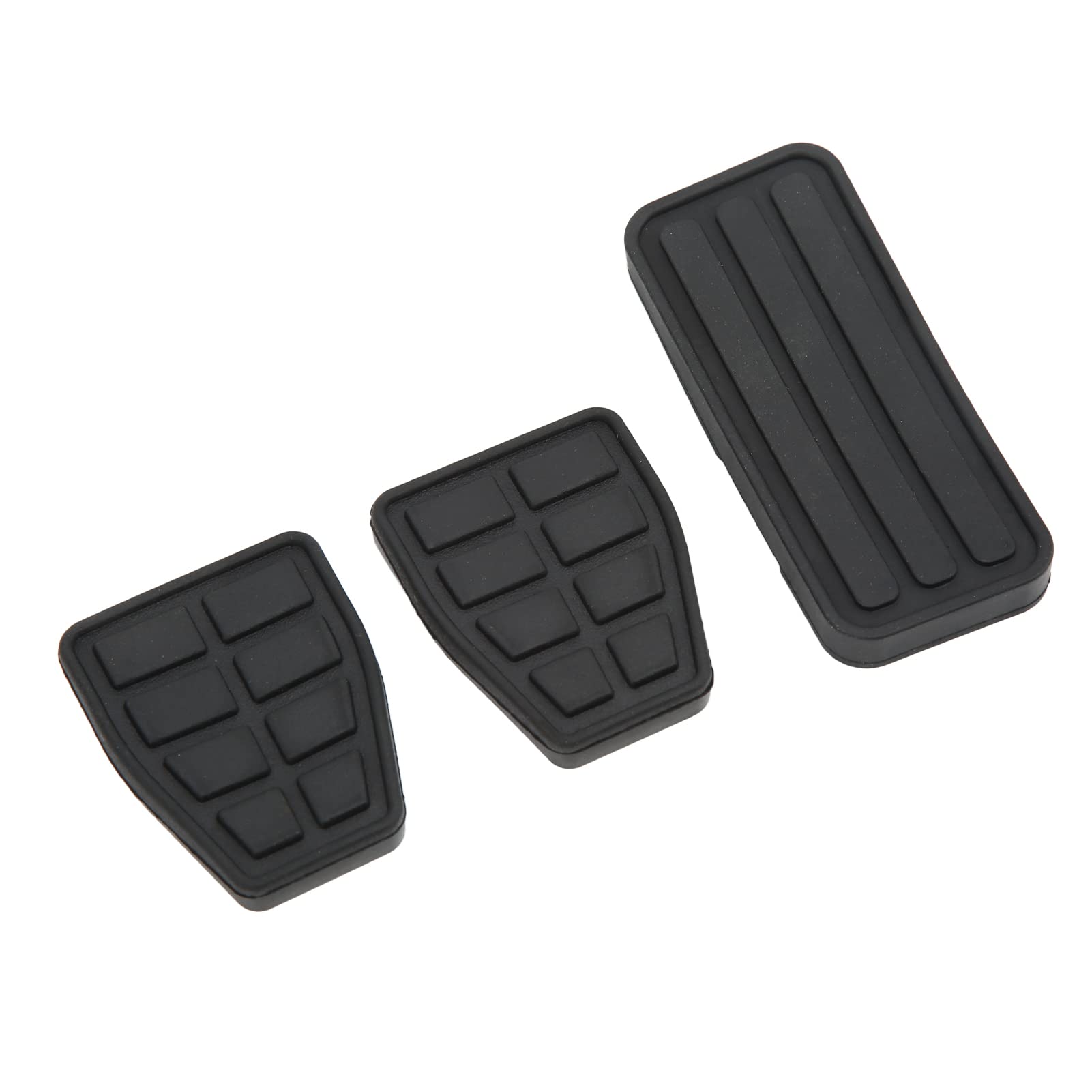 Flexibles, Verschleißfestes Gummi-Pedalpolster-Set, Ersatz für Kupplungsbremse, Gaspedal, für T4 1990–2003, 3-teilig, Schwarz von Saluaqui