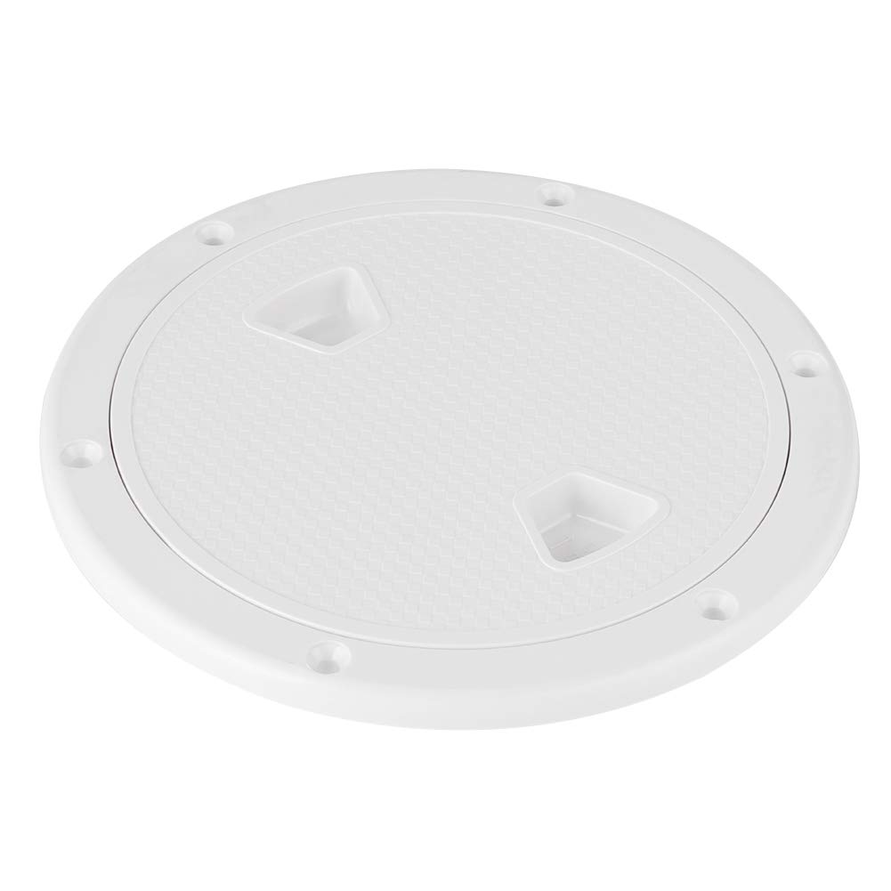 Marine-Deck-Inspektionsluke mit Wetterfester O-Ring-Dichtung und Starkem ABS-Formdesign für Yacht, Wohnmobil, Bootszubehör, 10,2 cm, Robust, Korrosionsbeständig (15,2 cm/6 Zoll) von Saluaqui