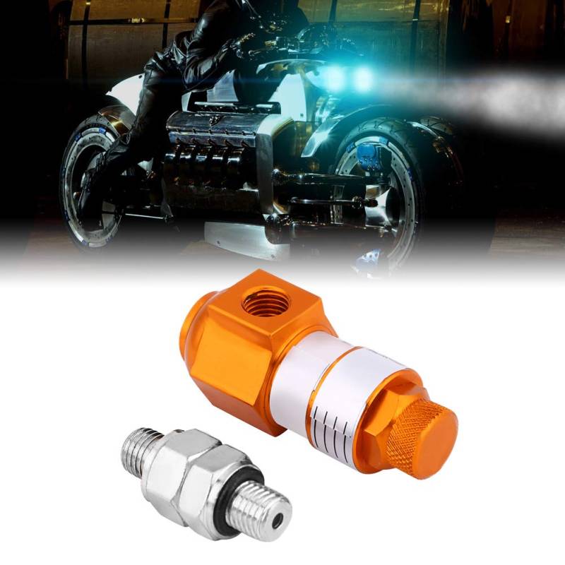 Motorrad-Antiblockiersystem, Aluminiumlegierung, Motorrad-Antiblockiersystem-Schraube, Antiblockier-Bremsschraube, Einfache Installation für Motorrad-ATV (60mm) von Saluaqui