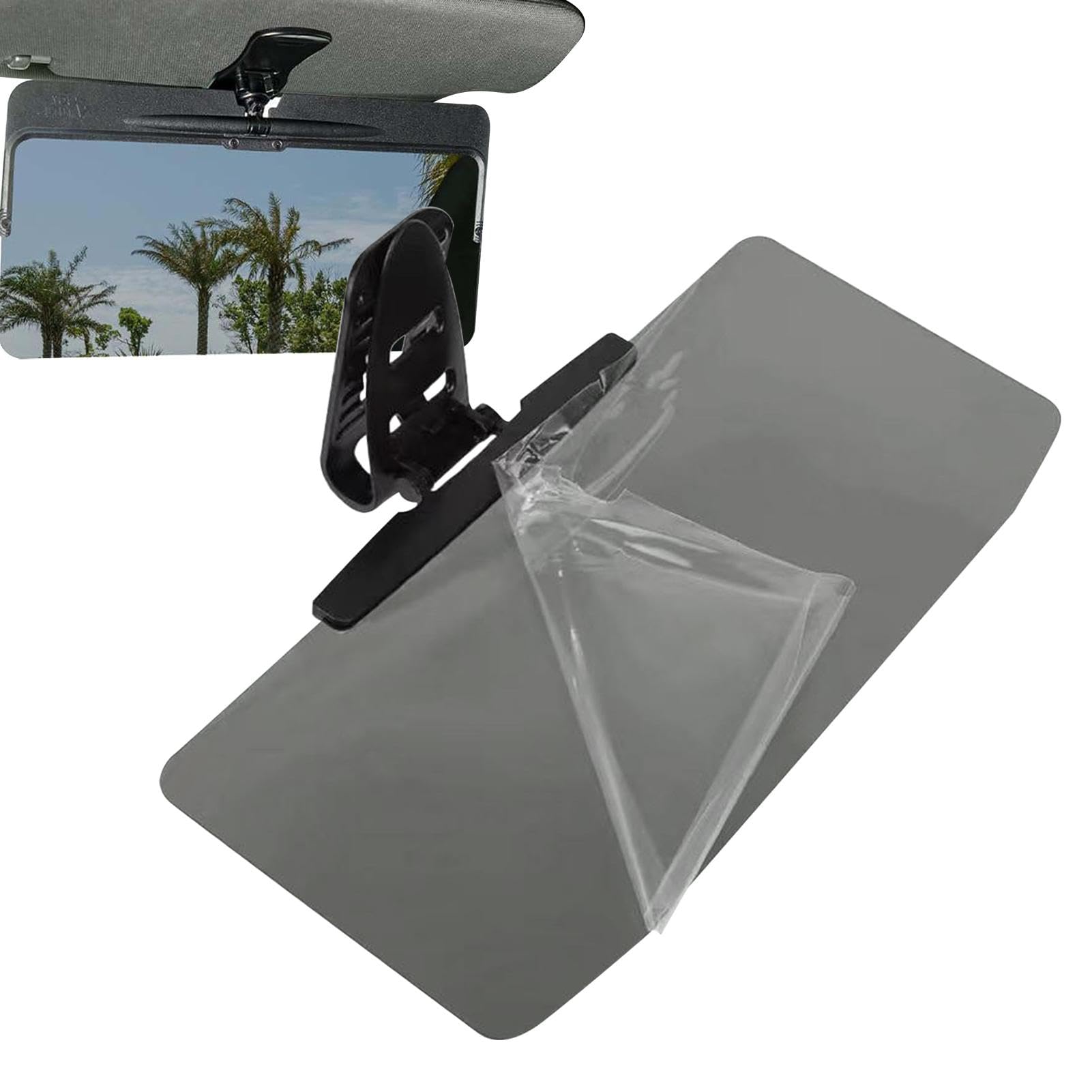 Car Sun Visor with Polarized Glare Protection | Auto Blendschutz Sonnenblende | Auto Sonnenblende Verlängerung | Verstellbare Sonnenblende | Frontscheibe-Sonnenschutz für Auto, SUV von Salyeeluly