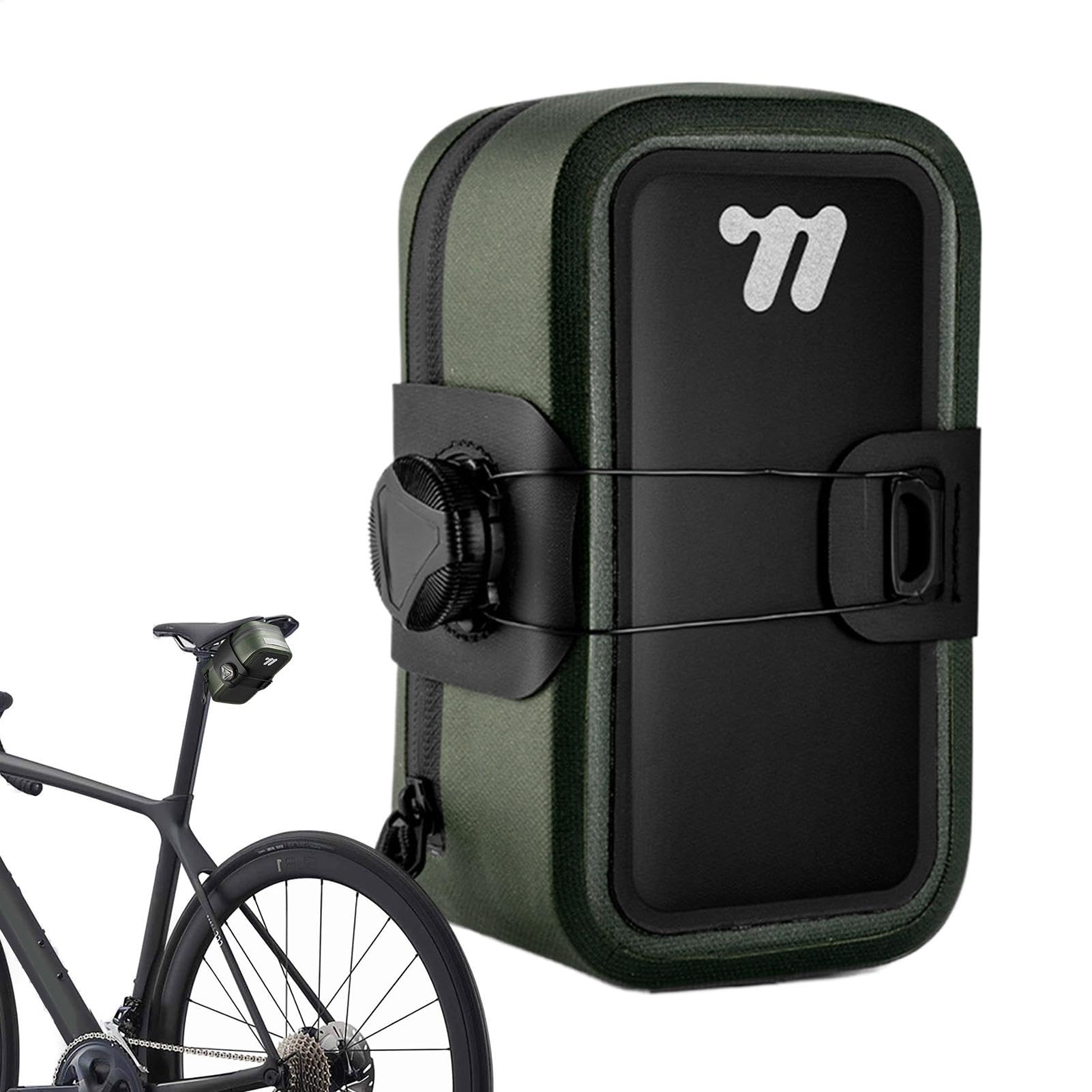 Fahrradsitztasche | Reitsitz-Packung, Satteltaschen, leicht, Mountainbike-Aufbewahrungszubehör für Reisen, Outdoor, Schule von Salyeeluly