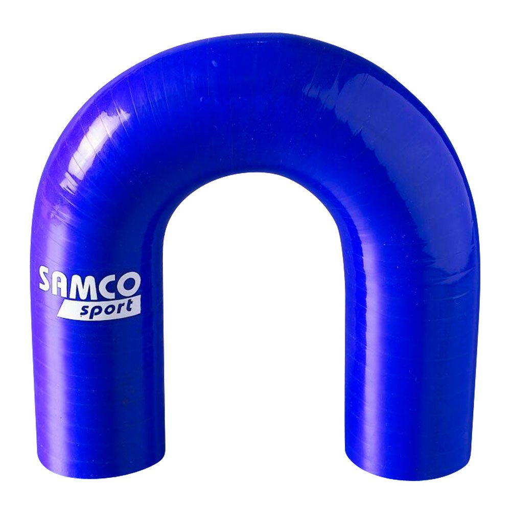Samco Silikonschlauch 180 Grad Ecke - Länge 76mm - Ø19mm - Blau von Samco Sport