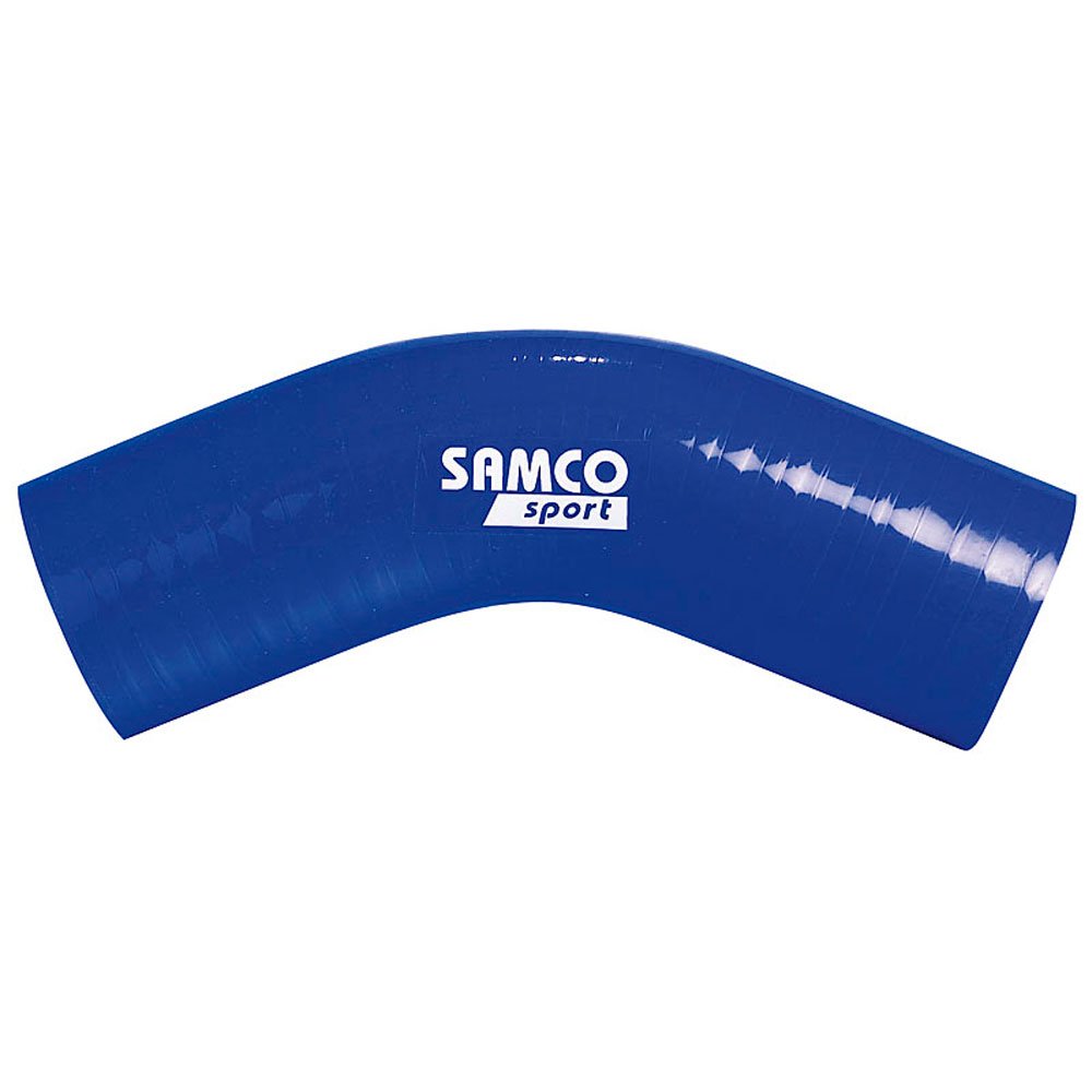 Samco Silikonschlauch 45 Grad Ecke - Länge 102mm - Ø13mm - Blau von Samco Sport