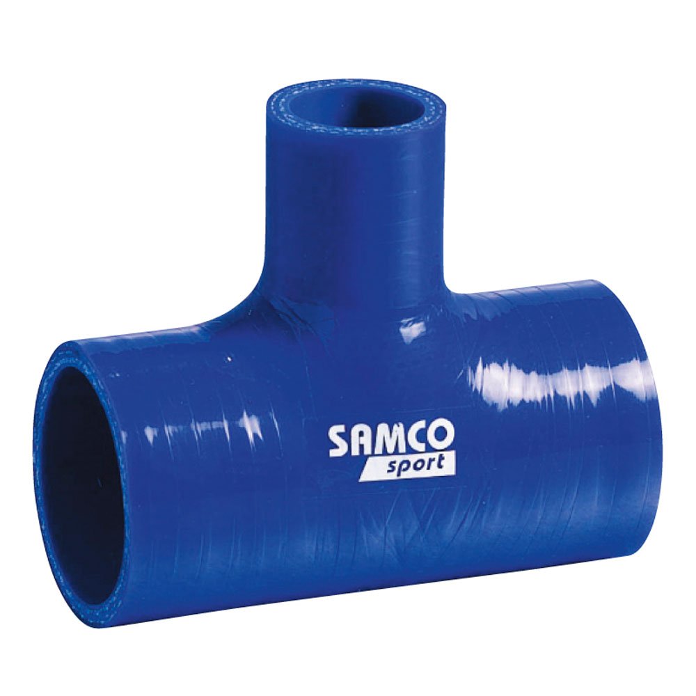 Samco Silikonschlauch T-Stück 25mm - Länge:102mm - Ø38mm - Blau von Samco Sport