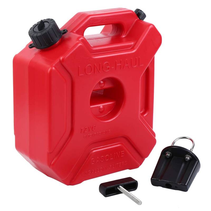 Samger Samger 5L Rot Kraftstofftank Benzinkanister mit Halterung für ATV UTV Motorrad von Samger Samger