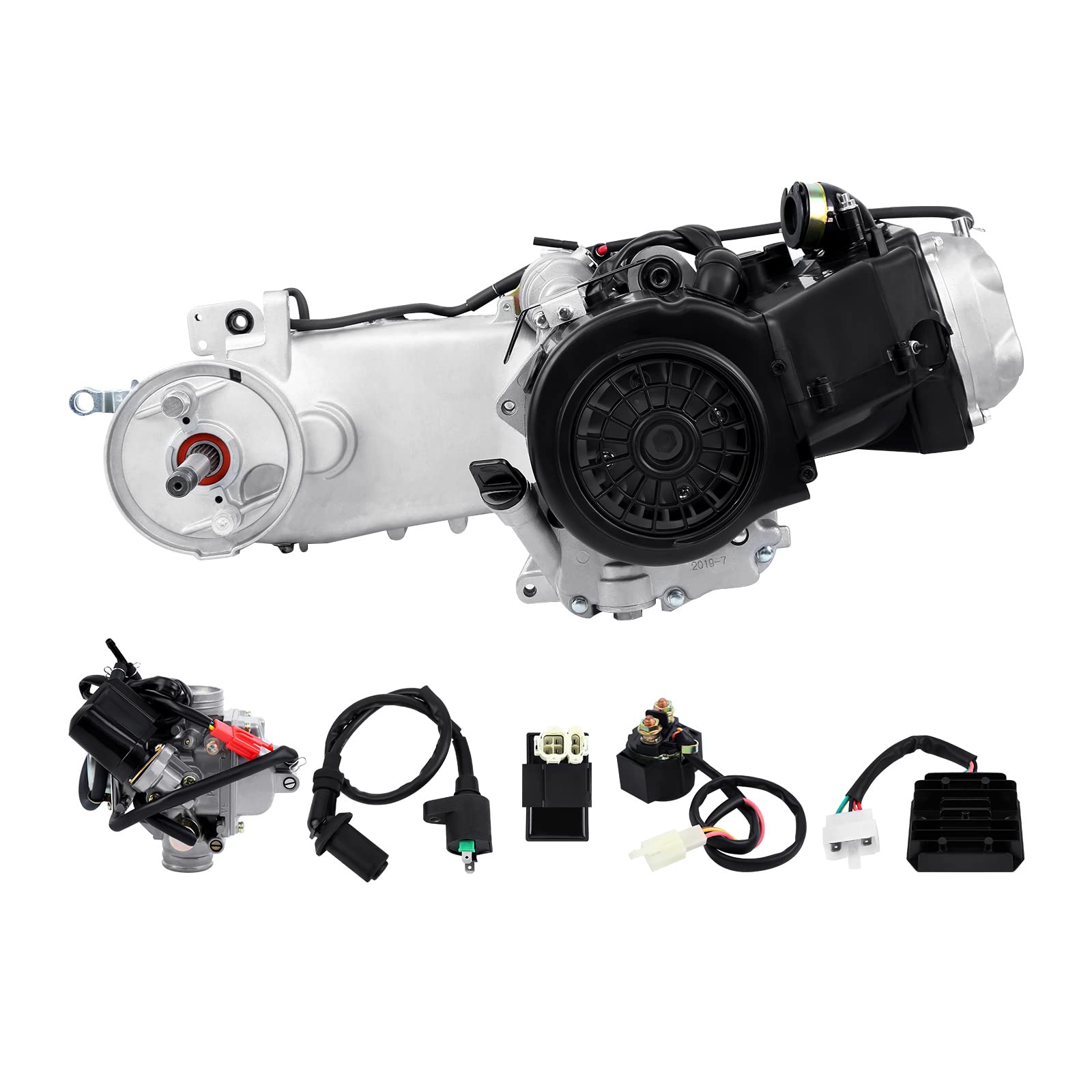 Samger Motor Komplett 150cc Motor GY6 Go-Karts CVT-Motor von Samger