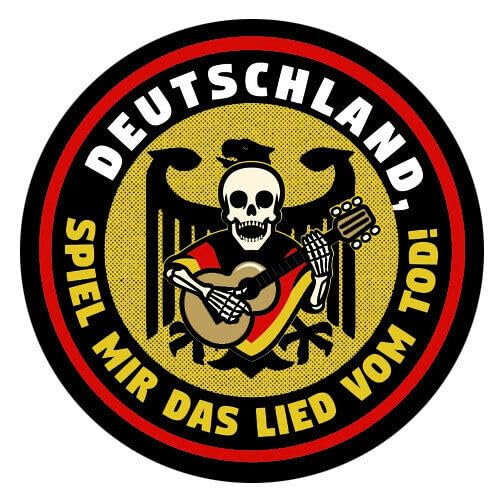 Sammys Shirt Store Deutschland, Spiel Mir das Lied vom Tod Vinyl-Aufkleber Sticker für Auto wetterfest 10cm von Sammys Shirt Store