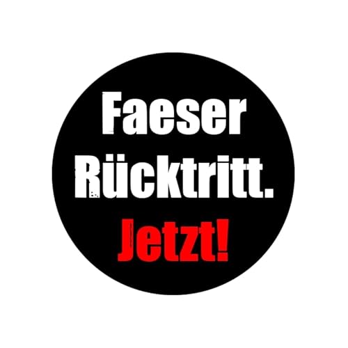 Sammys Shirt Store Faeser Rücktritt Jetzt Presse Freiheit Zensur Aufkleber 24 cm von Sammys Shirt Store