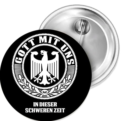 Sammys Shirt Store Gott mit Uns in Dieser schweren Zeit Button 25 mm von Sammys Shirt Store