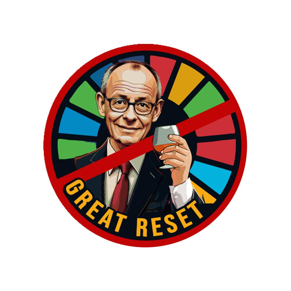 Sammys Shirt Store Great Reset CDU Merz unwählbar Wende Neuwahlen Ampel AFD Aufkleber 24 cm von Sammys Shirt Store