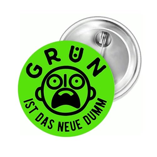 Sammys Shirt Store Grün ist das Neue dumm Neuwahlen Button 25 mm von Sammys Shirt Store