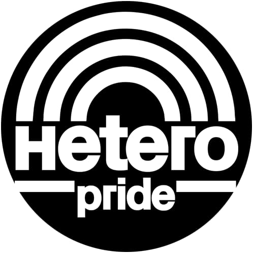 Sammys Shirt Store Hetero Pride Stolzmonat Pridemonth Vinyl-Aufkleber Sticker für Auto wetterfest 10cm von Sammys Shirt Store