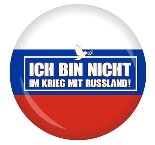 Sammys Shirt Store Ich Bin Nicht im Krieg II mit Russland Vinyl-Aufkleber Sticker für Auto wetterfest 10cm von Sammys Shirt Store