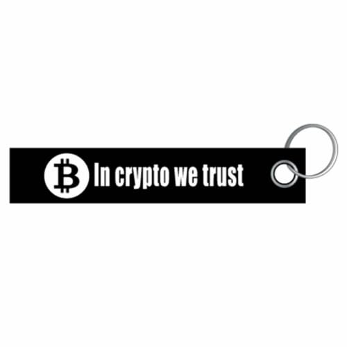 Sammys Shirt Store In Crypto we Trust-Bitcoin Geld Schlüsselanhänger Lanyard 3x16cm von Sammys Shirt Store